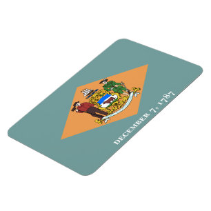 Imán Bandera del Estado de Delaware