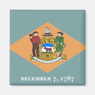Imán Bandera del Estado de Delaware