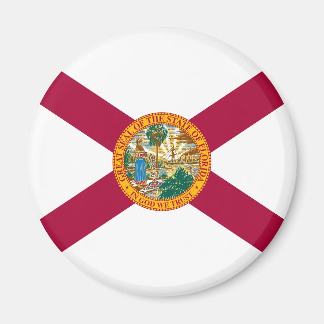 Imán Bandera del estado de Florida (Frente)