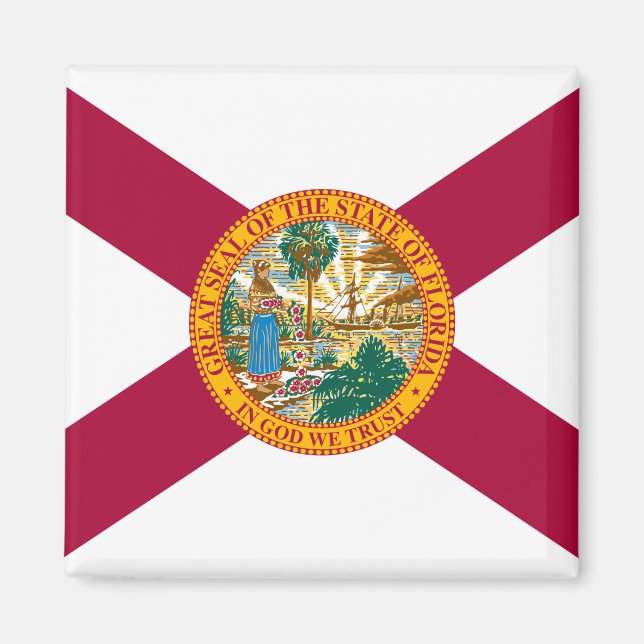 Imán Bandera del estado de Florida (Frente)