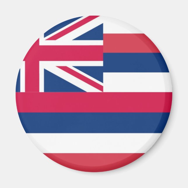 Imán Bandera del Estado de Hawái (Frente)