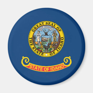 Imán Bandera del estado de Idaho