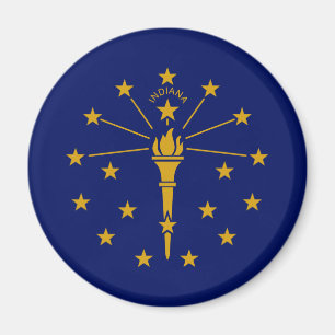 Imán Bandera del Estado de Indiana
