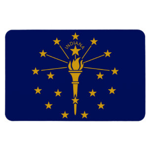 Imán Bandera del Estado de Indiana