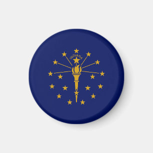 Imán Bandera del Estado de Indiana Estados Unidos