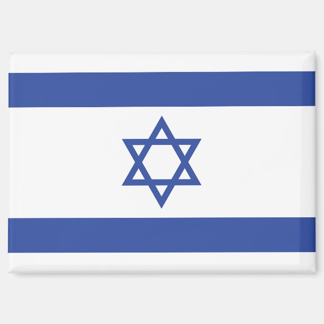 Imán Bandera del Estado de Israel, Estrella de David Ju (Anverso)