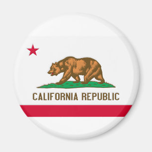 Imán Bandera del estado de la república de California