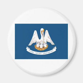 Imán Bandera del estado de Louisiana