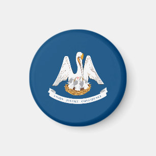 Imán Bandera del estado de Louisiana Estados Unidos