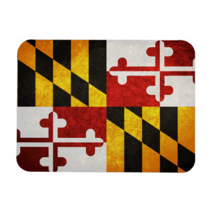 Imán Bandera del estado de Maryland
