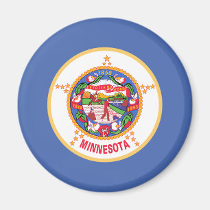 Imán Bandera del estado de Minnesota