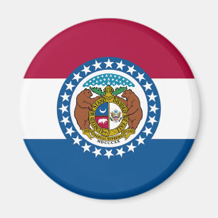 Imán Bandera del estado de Missouri