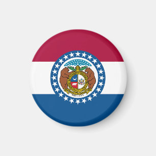 Imán Bandera del Estado de Misuri Estados Unidos