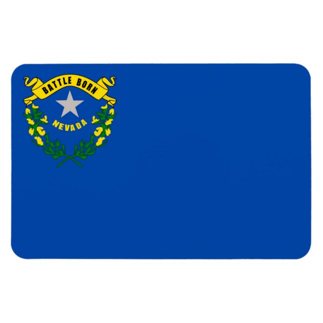 Imán Bandera del estado de Nevada (Horizontal)