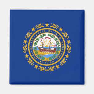 Imán Bandera del Estado de New Hampshire
