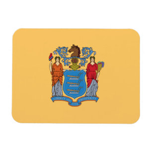 Imán Bandera del Estado de Nueva Jersey