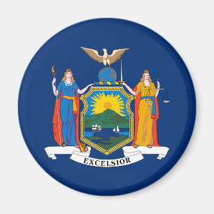 Imán Bandera del estado de Nueva York
