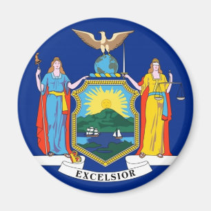 Imán Bandera del Estado de Nuevo York