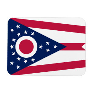 Imán Bandera del estado de Ohio