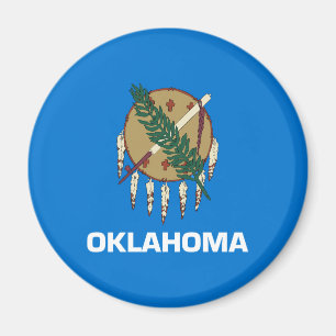 Imán Bandera del estado de Oklahoma