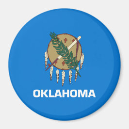 Imán Bandera del estado de Oklahoma
