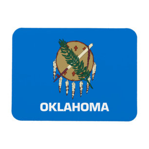 Imán Bandera del estado de Oklahoma