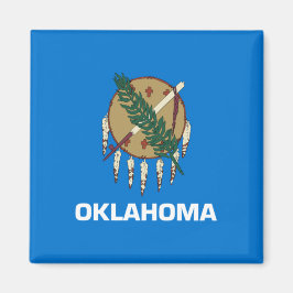 Imán Bandera del estado de Oklahoma