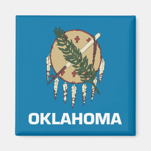Imán Bandera del estado de Oklahoma