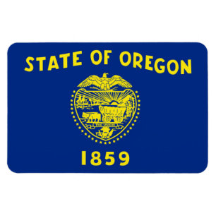 Imán Bandera del Estado de Oregon