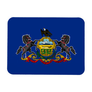 Imán Bandera del estado de Pensilvania