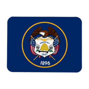 Imán Bandera del estado de Utah
