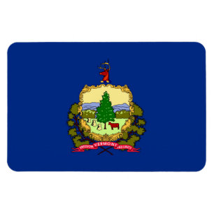 Imán Bandera del estado de Vermont