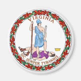 Imán Bandera del Estado de Virginia