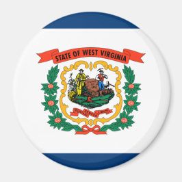 Imán Bandera del estado de Virginia Occidental