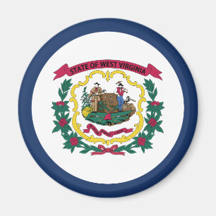 Imán Bandera del Estado de Virginia Occidental