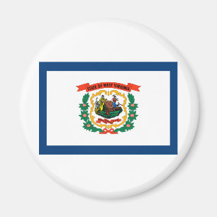 Imán Bandera del Estado de Virginia Occidental