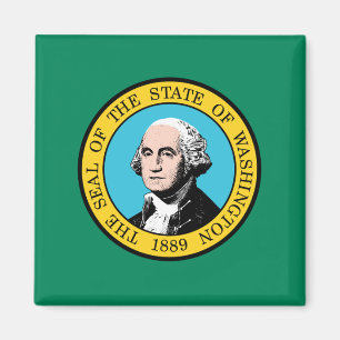 Imán Bandera del Estado de Washington