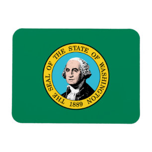 Imán Bandera del Estado de Washington