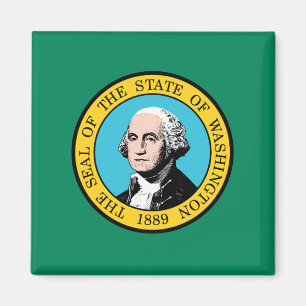 Imán Bandera del Estado de Washington