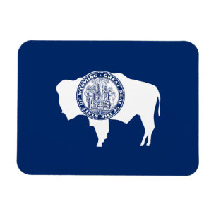 Imán Bandera del estado de Wyoming