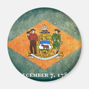 Imán Bandera del estado Delaware
