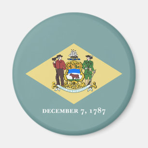 Imán Bandera del estado Delaware