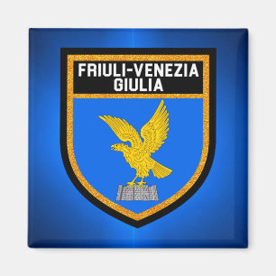 Imán Bandera del Friuli-Venezia Giulia