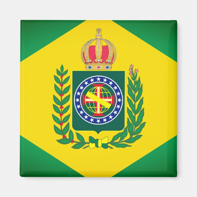 Imán Bandera del Imperio de Brasil (Frente)