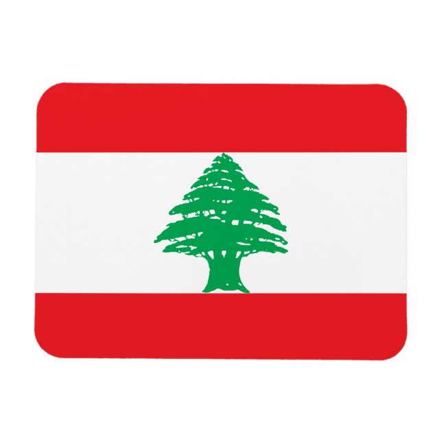 Imán Bandera del Líbano (Horizontal)