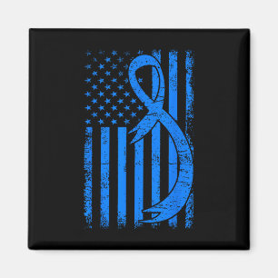 Imán Bandera del mes de sensibilización sobre la diabet