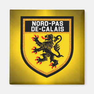 Imán Bandera del Nord-Pas-de-Calais