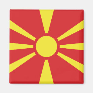Imán Bandera del Norte de Macedonia