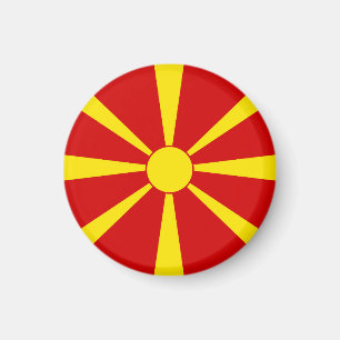Imán Bandera del Norte de Macedonia