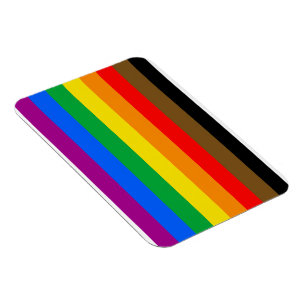 Imán Bandera del Orgullo Arcoíris de Filadelfia